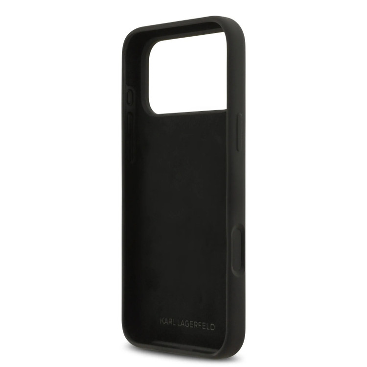 قاب کارل لاگرفلد Karl Lagerfeld در کنار گربه مشکی Iphone سری 17 (GN1100)