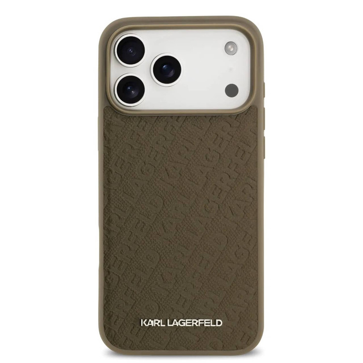 قاب کارل لاگرفلد Karl Lagerfeld with magsafe نوشته پراکنده Iphone سری 17 & 18 (GN1117)