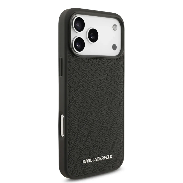 قاب کارل لاگرفلد Karl Lagerfeld with magsafe نوشته پراکنده Iphone سری 17 & 18 (GN1117)