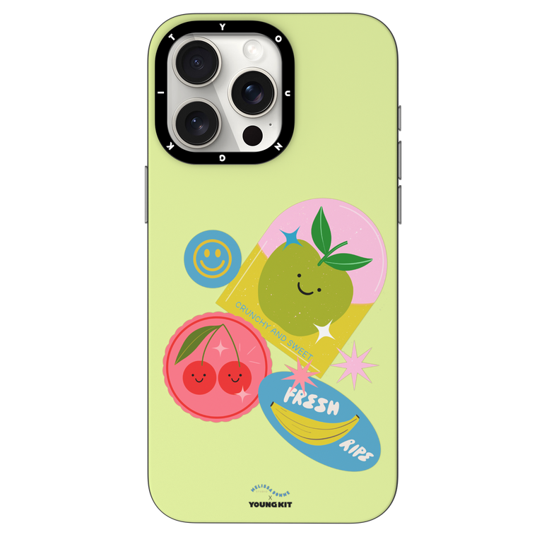 قاب یانگ کیت Youngkit Melissa Donne Fruit Stickers Magsafe Iphone (GN1118)