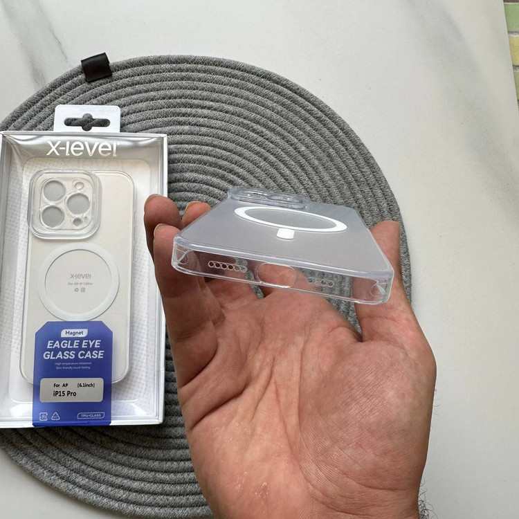 قاب X-Level Eagle Eye Glass پشت مات دور نرم ایکس لول آیفون Iphone (GN1129)