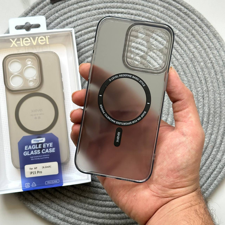 قاب X-Level Eagle Eye Glass پشت مات دور نرم ایکس لول آیفون Iphone (GN1129)