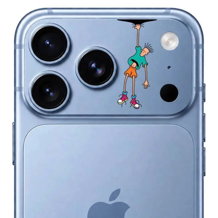 محافظ دور لنز طرح پسر Boy بلو Blueo Invisible Shock-Resistant Lens Protection (GN1140)
