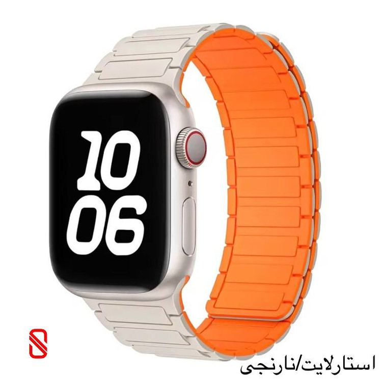 بند اپل واچ سیلیکون Silicone مگنتی آرمانی (GN1154)