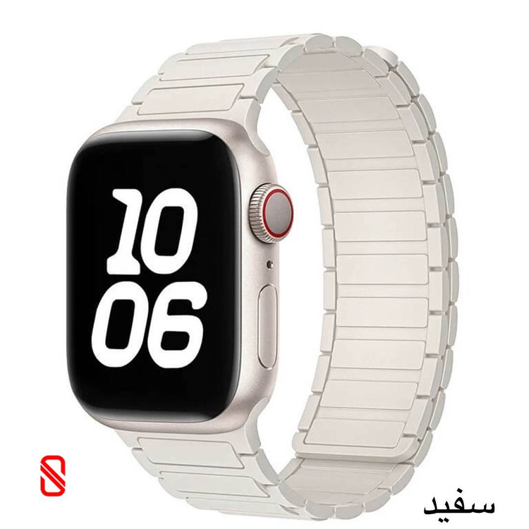 بند اپل واچ سیلیکون Silicone مگنتی آرمانی (GN1154)
