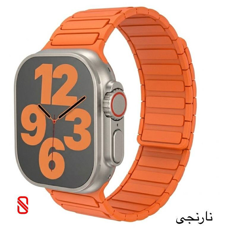 بند اپل واچ سیلیکون Silicone مگنتی آرمانی (GN1154)