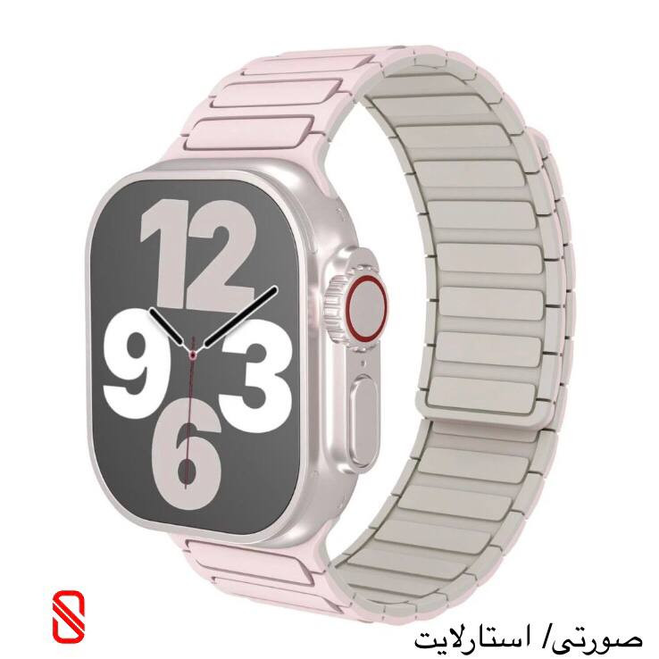 بند اپل واچ سیلیکون Silicone مگنتی آرمانی (GN1154)