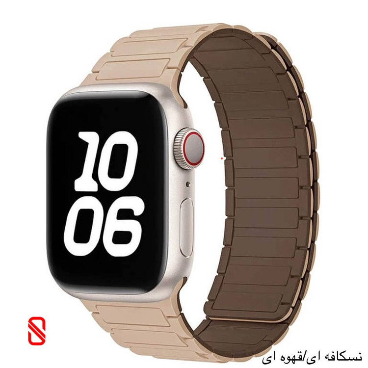 بند اپل واچ سیلیکون Silicone مگنتی آرمانی (GN1154)