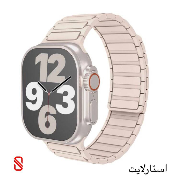 بند اپل واچ سیلیکون Silicone مگنتی آرمانی (GN1154)