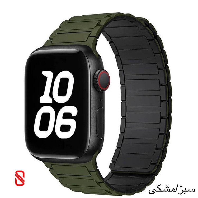 بند اپل واچ سیلیکون Silicone مگنتی آرمانی (GN1154)