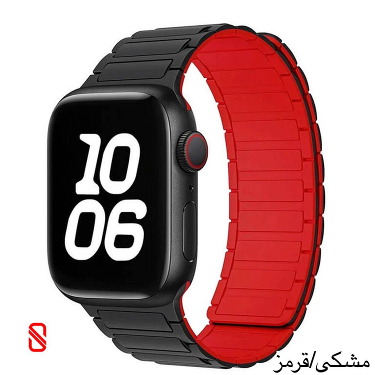بند اپل واچ سیلیکون Silicone مگنتی آرمانی (GN1154)