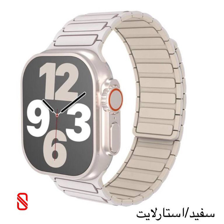 بند اپل واچ سیلیکون Silicone مگنتی آرمانی (GN1154)