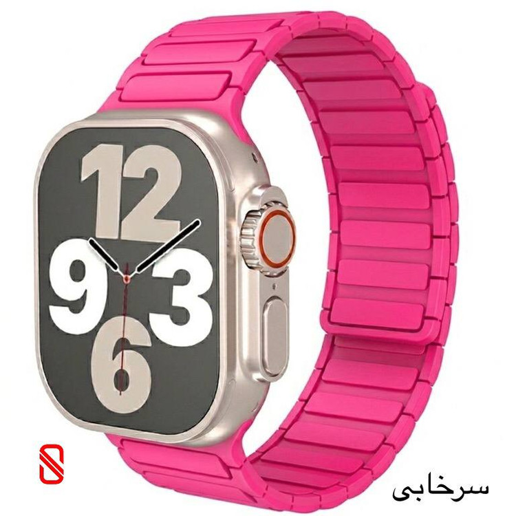 بند اپل واچ سیلیکون Silicone مگنتی آرمانی (GN1154)