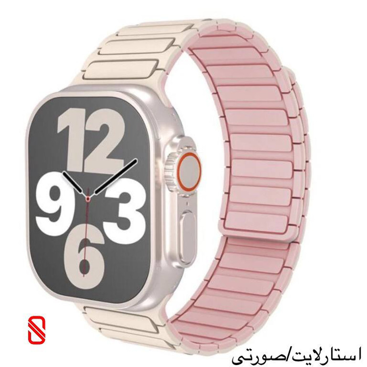 بند اپل واچ سیلیکون Silicone مگنتی آرمانی (GN1154)