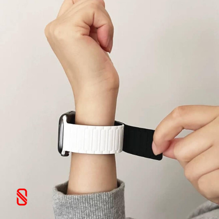 بند اپل واچ سیلیکون Silicone مگنتی آرمانی (GN1154)