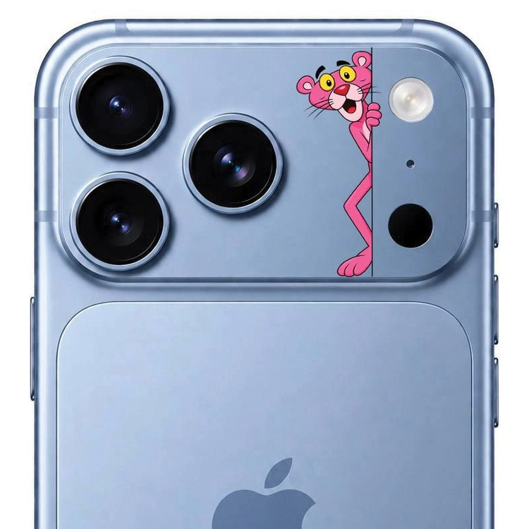 محافظ دور لنز طرح پلنگ صورتی بلو Blueo Invisible Shock-Resistant Lens Protection (GN1159)