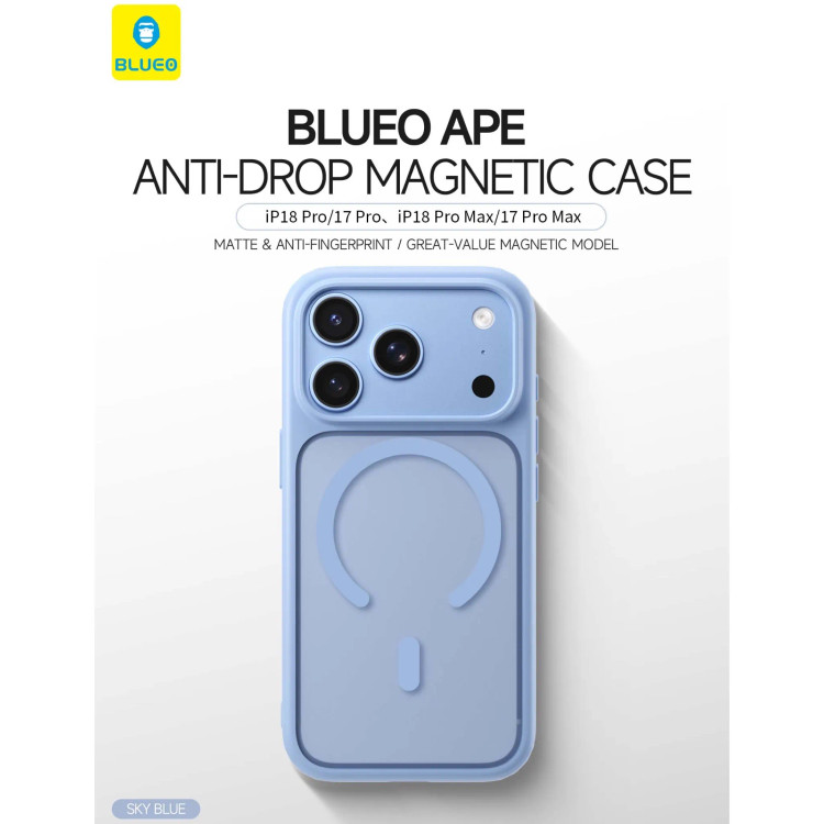 قاب بلو Blueo APE LEGEND ANTI-DROP PHONE CASE WITH MAGNETIC Iphone با مگ سیف (GN1162)
