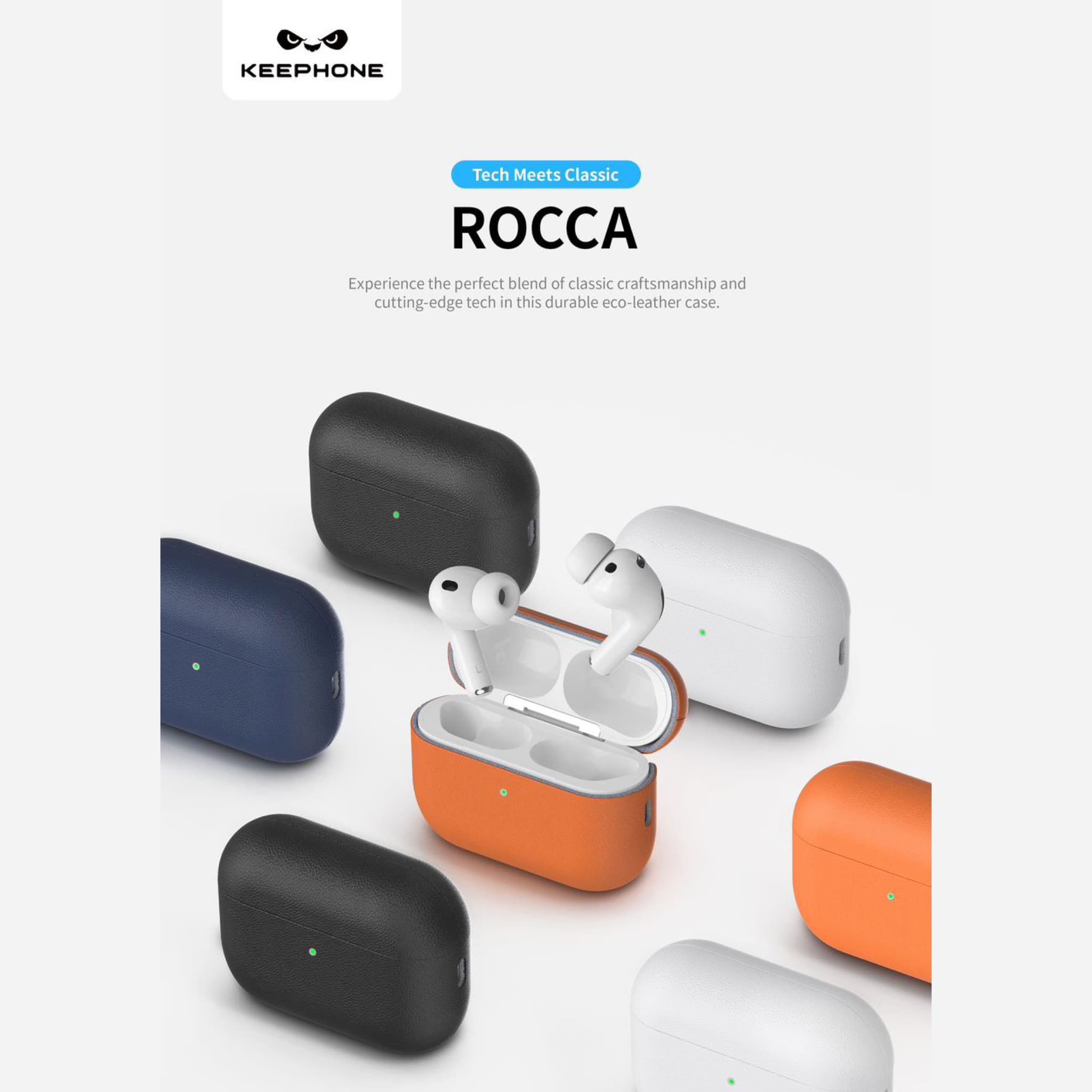 کاور ایرپاد کی فون Keephone Rocca Airpod Cover (GN1165)