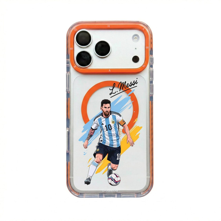 قاب لیونل مسی Lionel Messi با مگ سیف قاب ناب ghabnaab آیفون (GN1175)