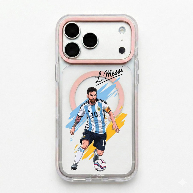 قاب لیونل مسی Lionel Messi با مگ سیف قاب ناب ghabnaab آیفون (GN1175)