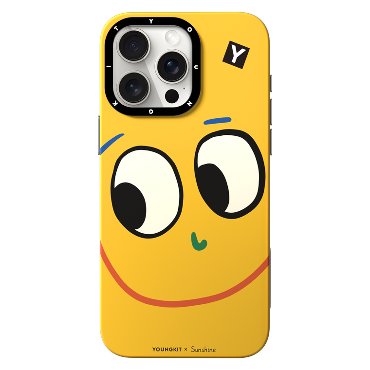 قاب Youngkit یانگ کیت Sunshine Big Eyed Yellow Iphone (GN1181)