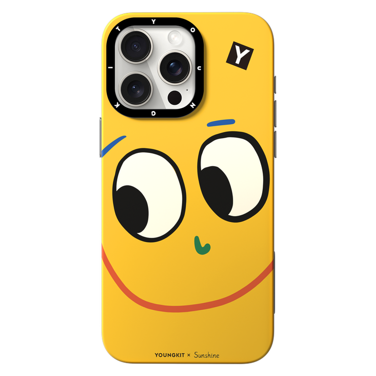 قاب Youngkit یانگ کیت Sunshine Big Eyed Yellow Iphone (GN1181)