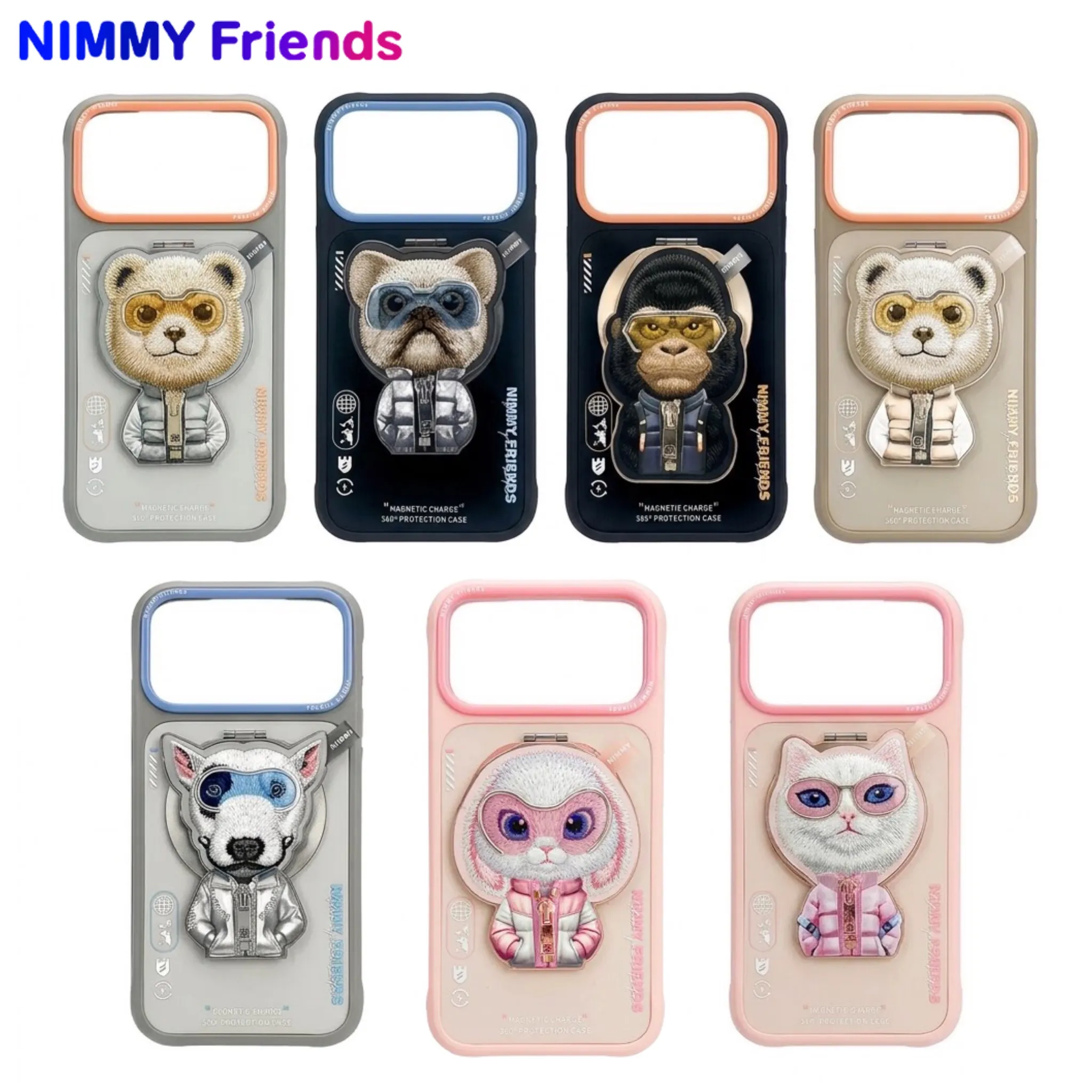 قاب نیمی با استند Nimmy Cool & Cute Case Series سری 17 (GN1184)