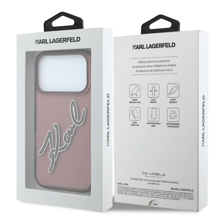 قاب کارل لاگرفلد Karl Lagerfel Big Signature Resin Logo (GN1193)