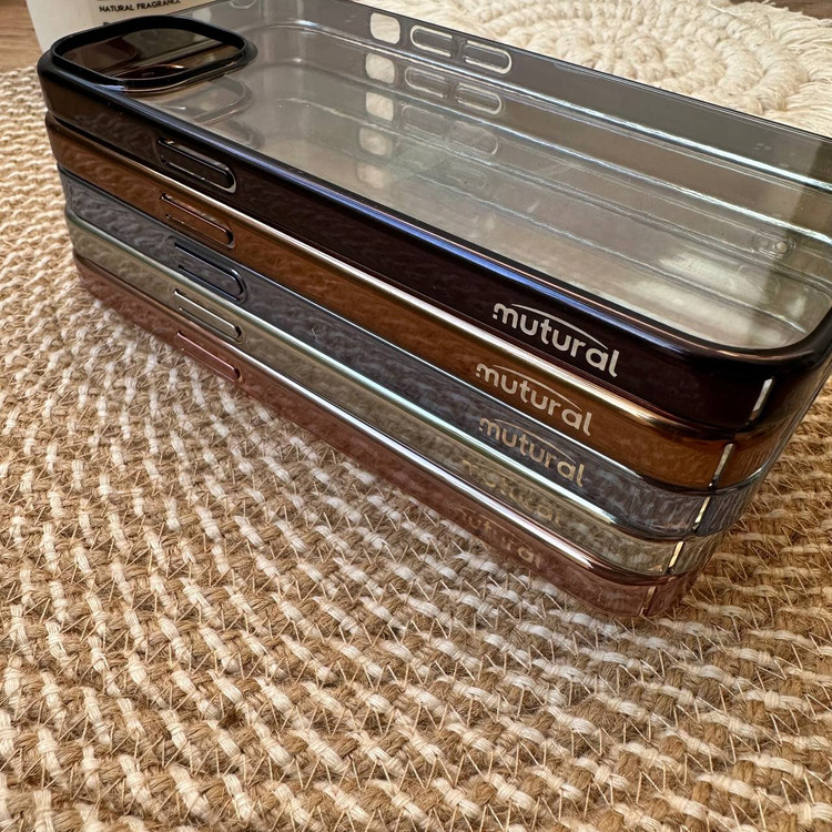 قاب Mutural موتورال پشت شفاف دور رنگی iphone (GN1222)