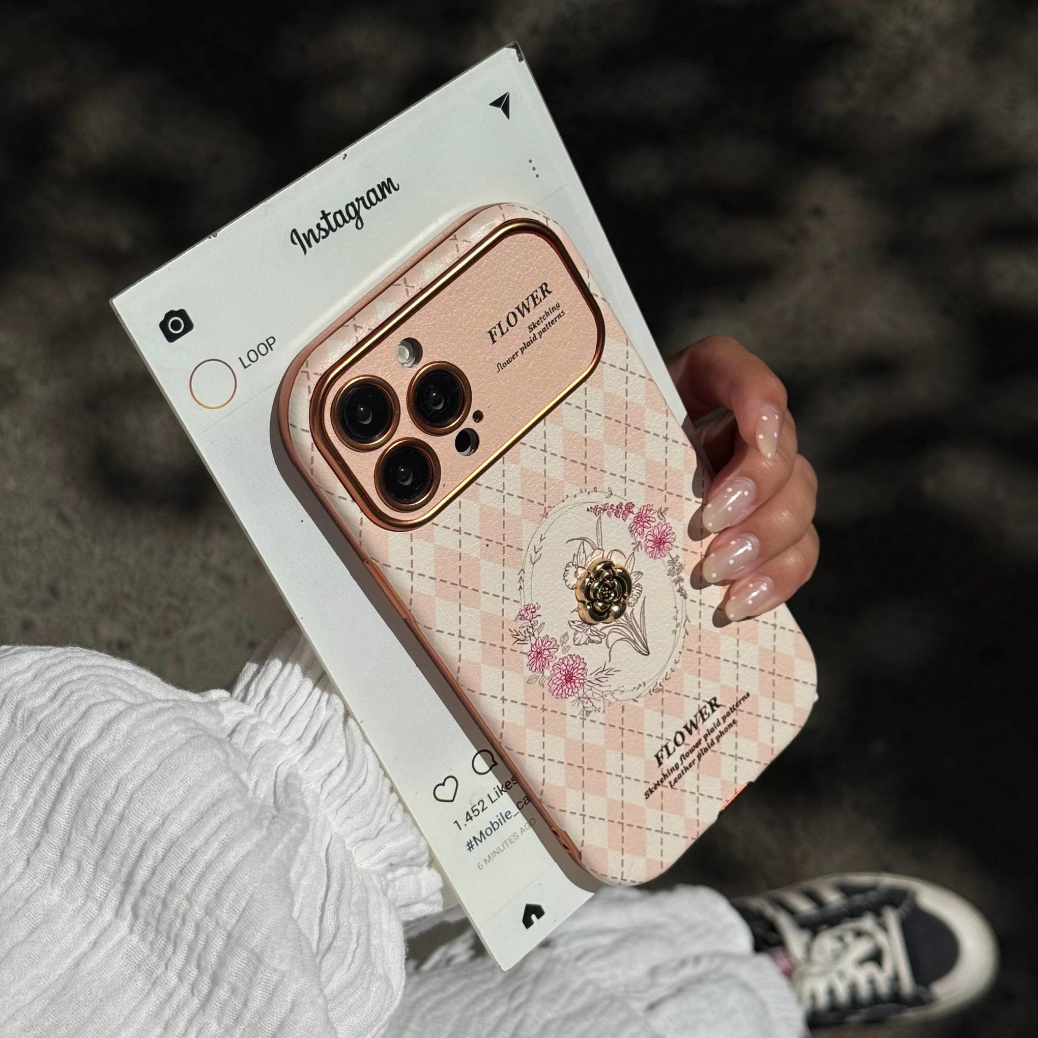 قاب گوشی کلاسیک کاملیا صورتی (Classic Camelia Pink) (LP254)