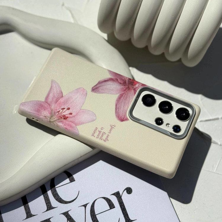 قاب گوشی ماسا کیس لیلیوم صورتی آیفون و سامسونگ و شیائومی(Masa Case Lilium Pink) (LP366)