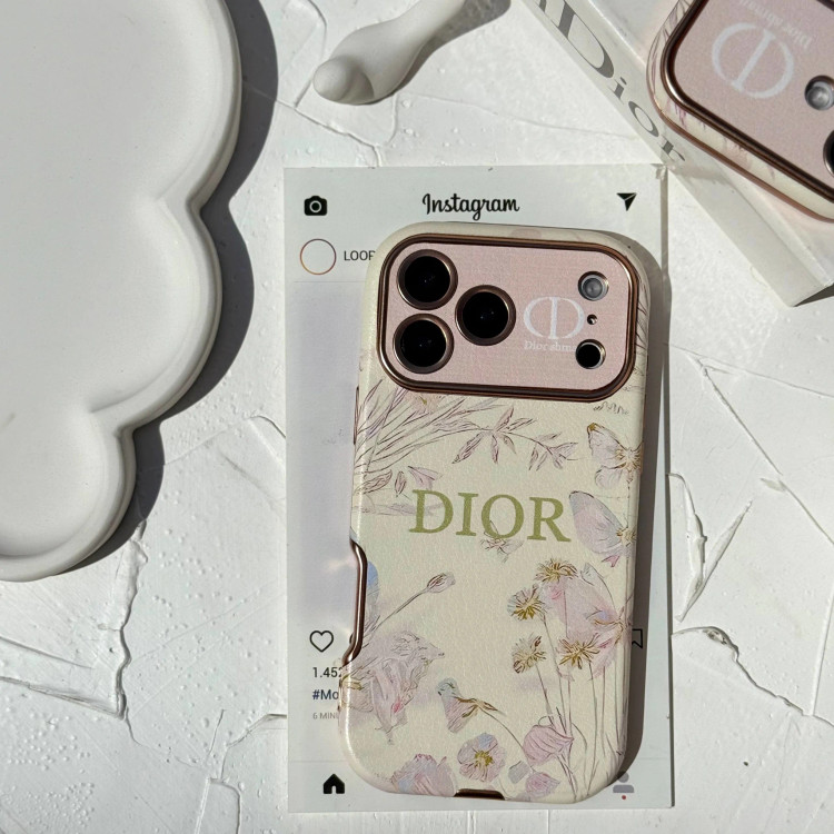 قاب گوشی کلاسیک دیور گلدار آیفون و سامسونگ و شیائومی (Classic Dior Floral) (LP212)