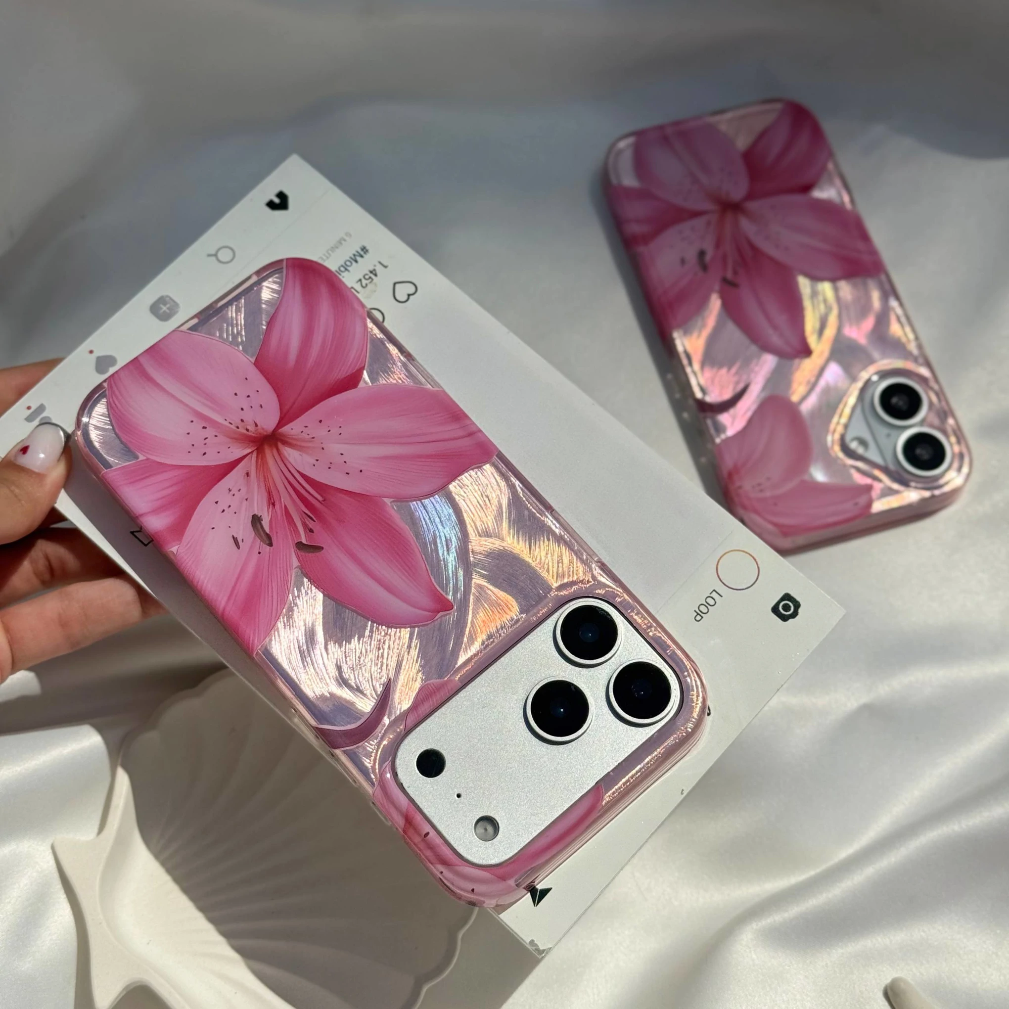 قاب گوشی لیلیوم صورتی (Imd Lily Pink) (LP215)