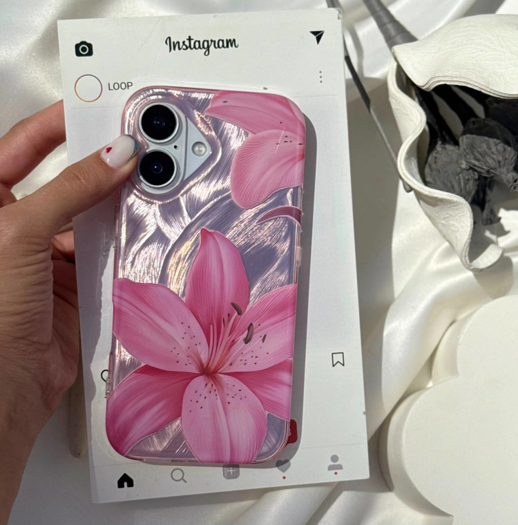 قاب گوشی لیلیوم صورتی (Imd Lily Pink) (LP215)