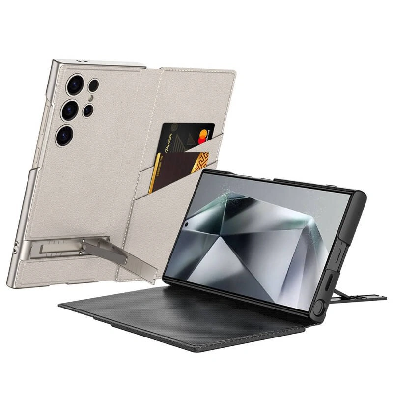 کیف گوشی جاکارتی دار استندی (FlipCover Phone Card Holder) (LP226)