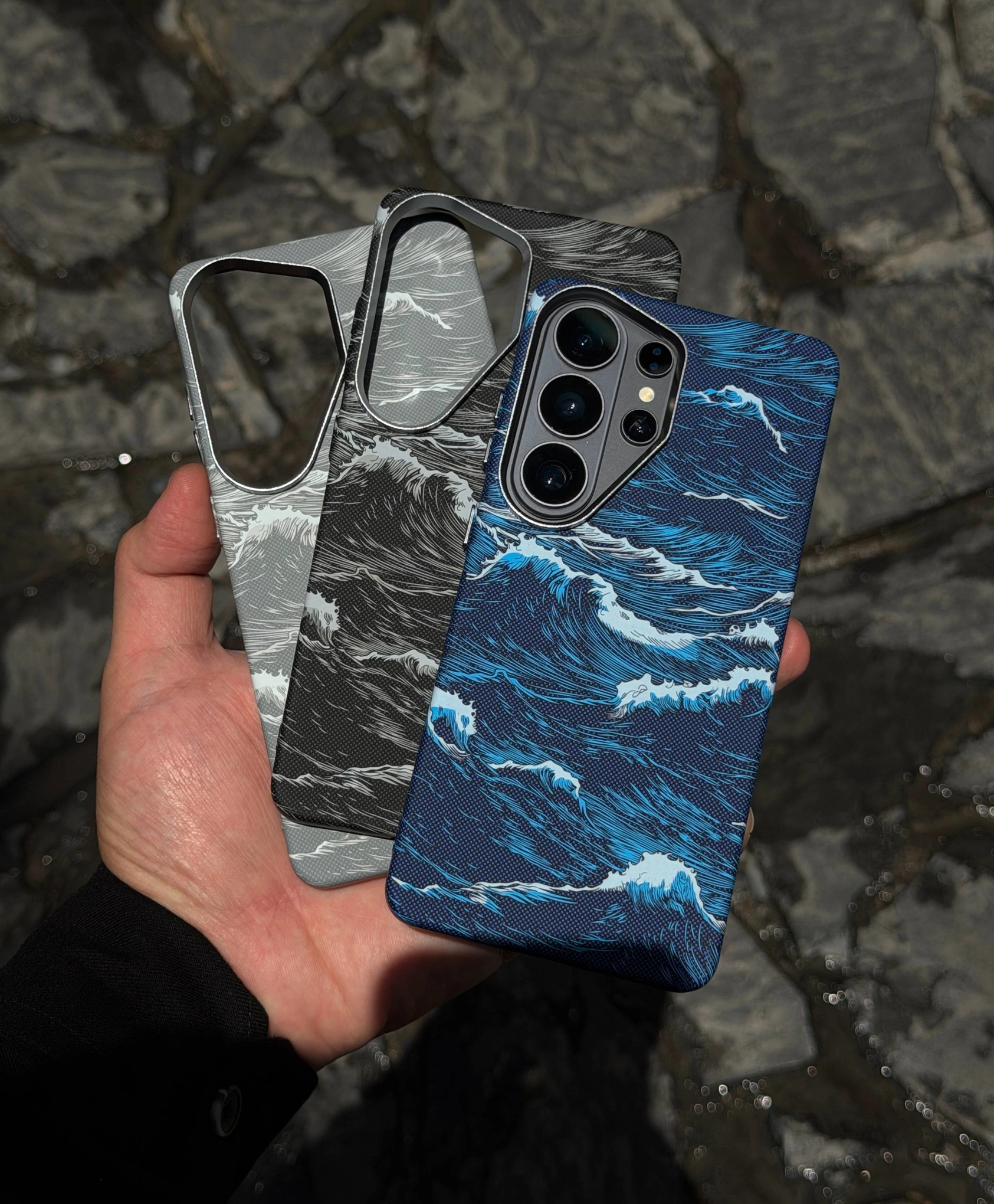 کیف گوشی جاکارتی دار استندی (FlipCover Phone Card Holder) (LP226)