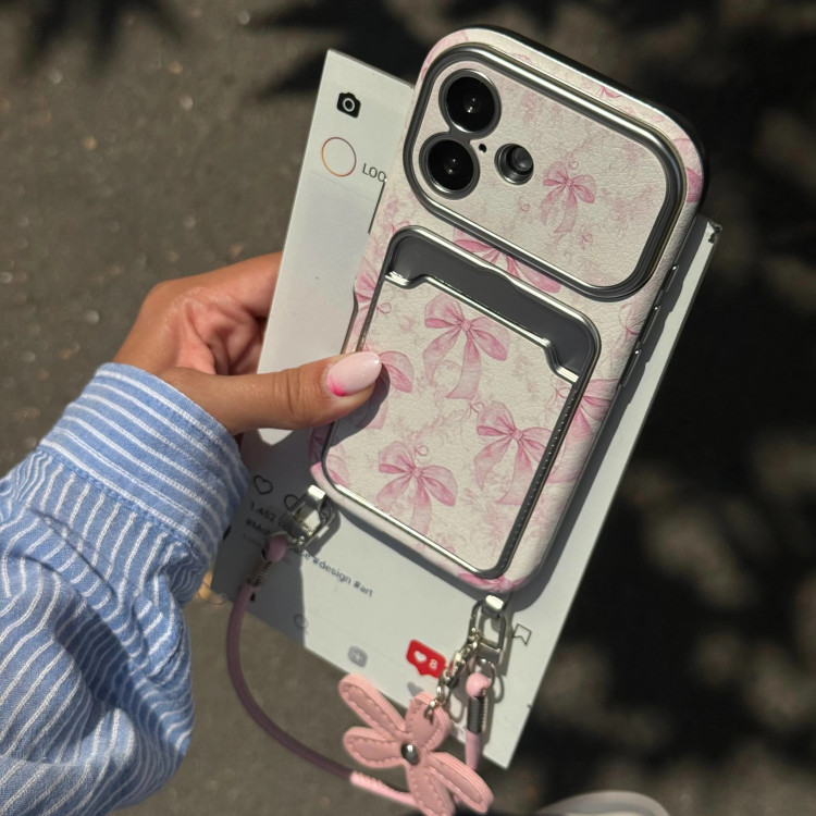قاب گوشی کلاسیکارد پاپیون روبانی صورتی ( ClassiCard Pink Ribbon ) (LP228)