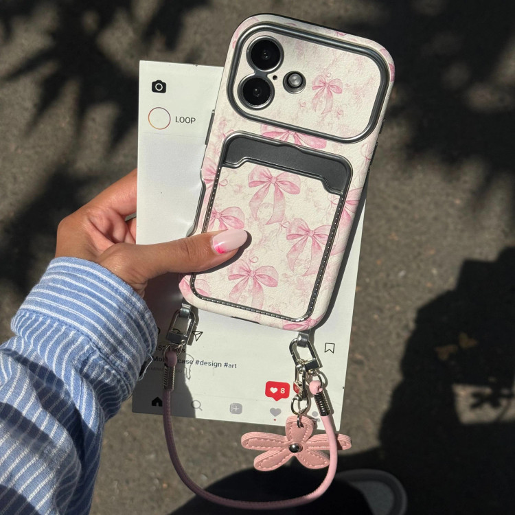 قاب گوشی کلاسیکارد پاپیون روبانی صورتی ( ClassiCard Pink Ribbon ) (LP228)