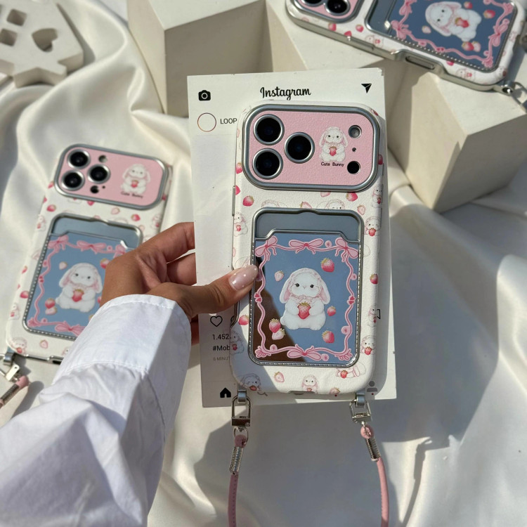 قاب گوشی کلاسیکارد خرگوش توت فرنگی (Classicard Rabbit Strawberry) (LP235)