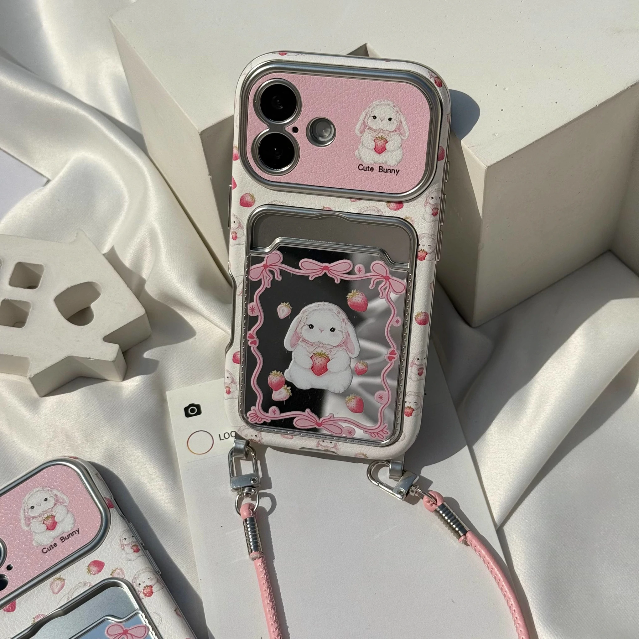 قاب گوشی کلاسیکارد خرگوش توت فرنگی (Classicard Rabbit Strawberry) (LP235)
