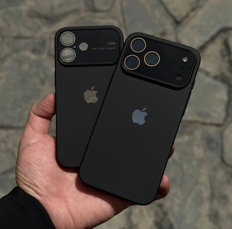 قاب گوشی مشکی کلاسیک لنز(Pc Black Lens) (LP246)
