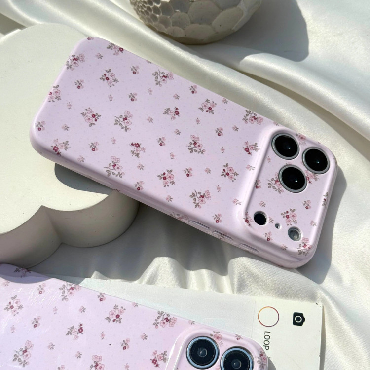 قاب گوشی صورتی گلدار (Super Tp Floral Pinky) (LP295)