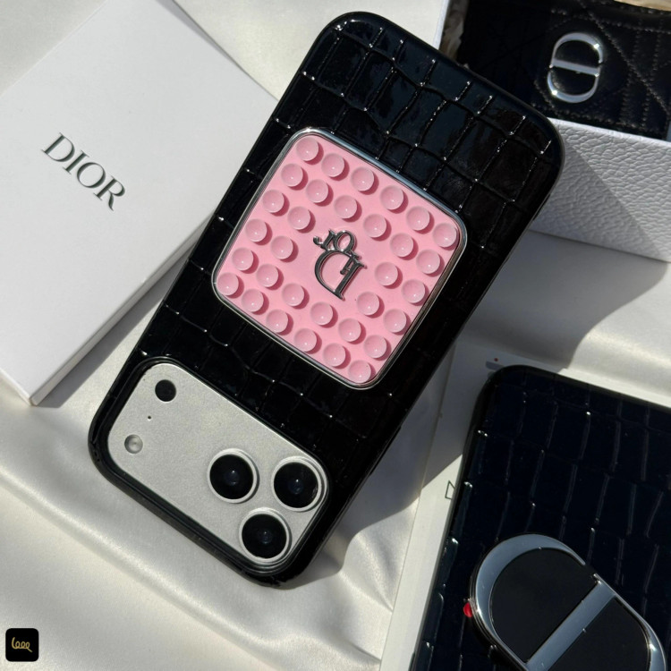 قاب گوشی چرمی دیور (Dior Leather Case) (LP313)