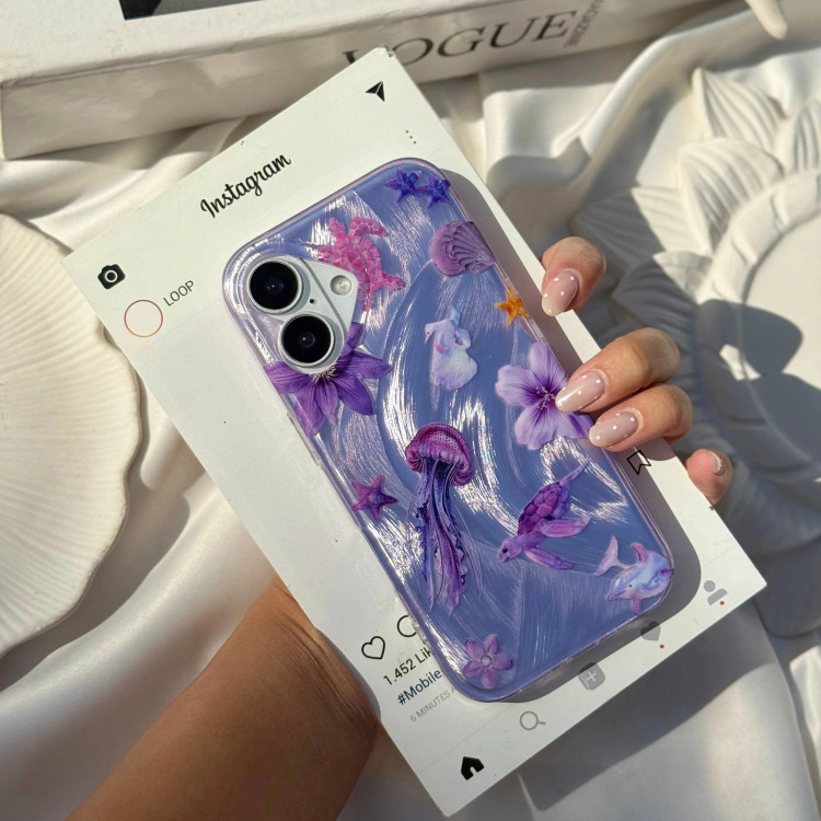 قاب گوشی عروس دریایی (Imd Jellyfish Lilac) (LP315)