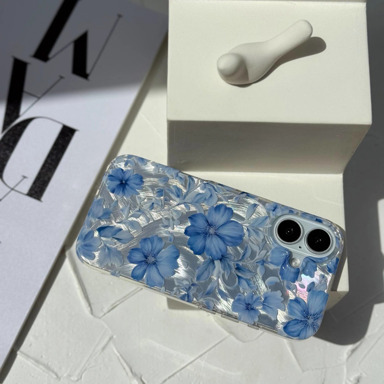 قاب گوشی شکوفه های آبی (Imd Blue Bloom) (LP328)