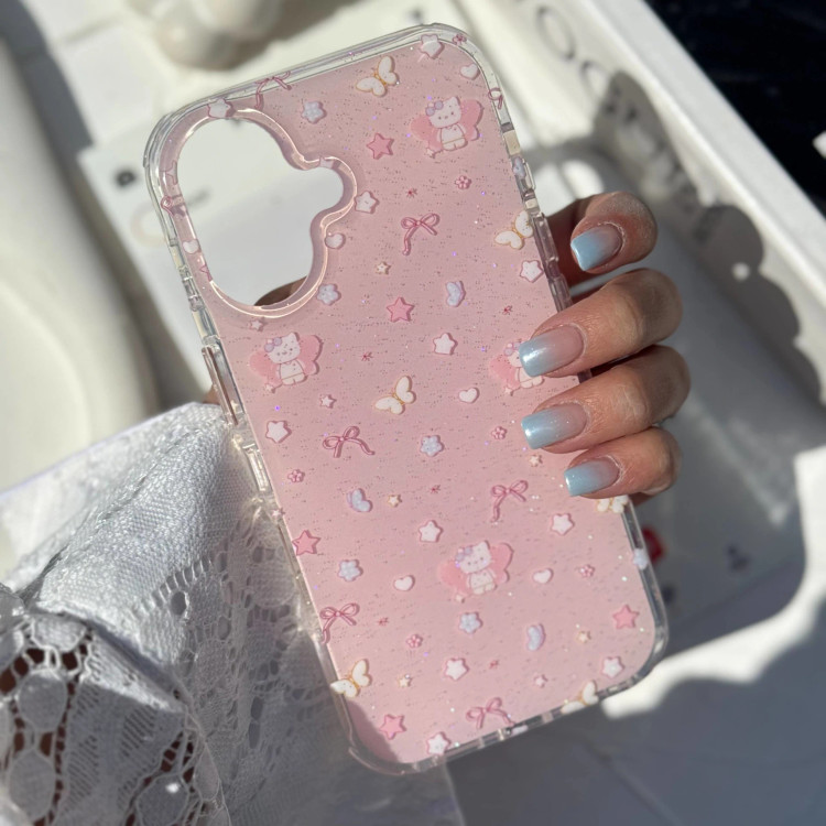 قاب گوشی اکلیلی کیتی (Imd Kitty Glitter NT) (LP332)