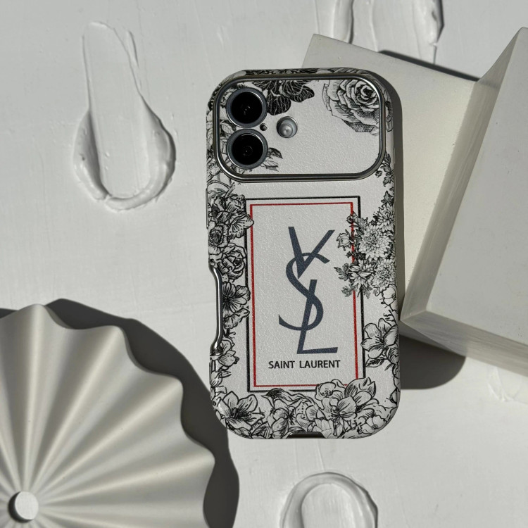 قاب گوشی کلاسیک کیس گلدار (Classic YSL Floral) (LP365)