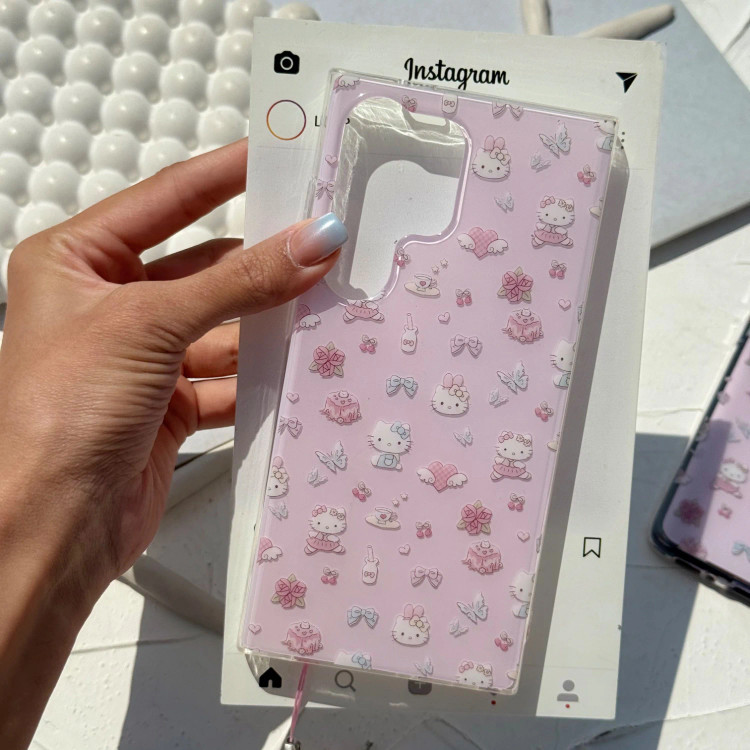 قاب گوشی کیتی کیتی قابل سفارش با آویز(Imd Kitty Kitty) (LP374)