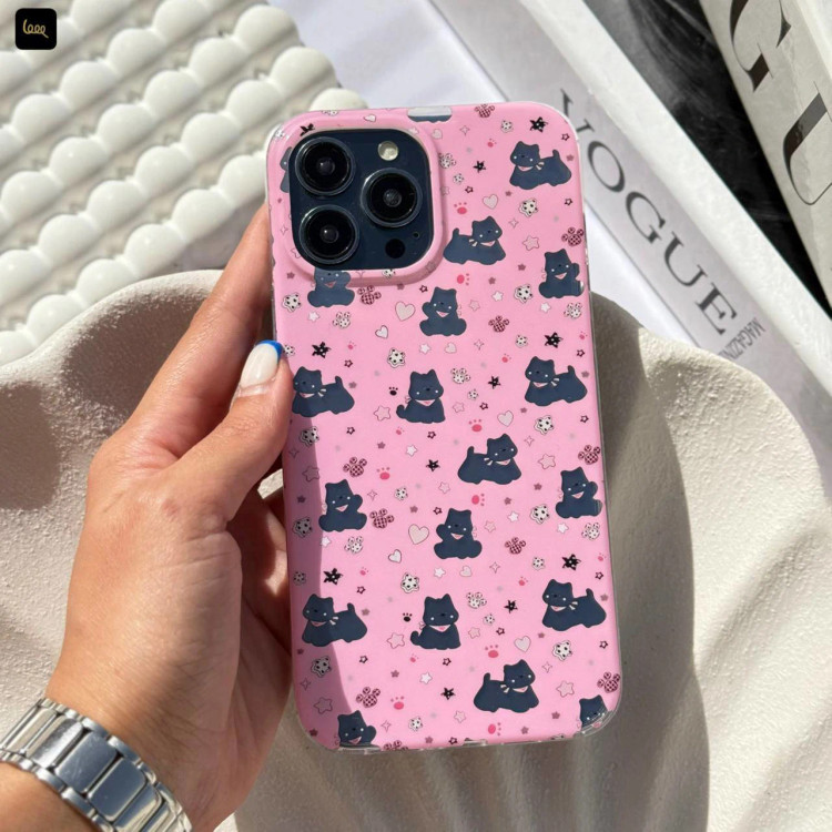 قاب گوشی سگ صورتی (pinky dog) (LP392)