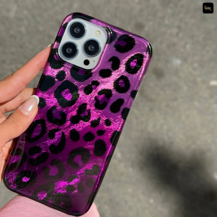 قاب گوشی پلنگی بنفش توپاز (Imd Leo Purple Topaz) (LP404)